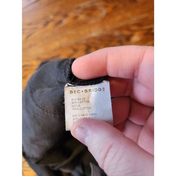 BEC + BRIDGE Salut black Dress sz 2 - Picture 3 of 4